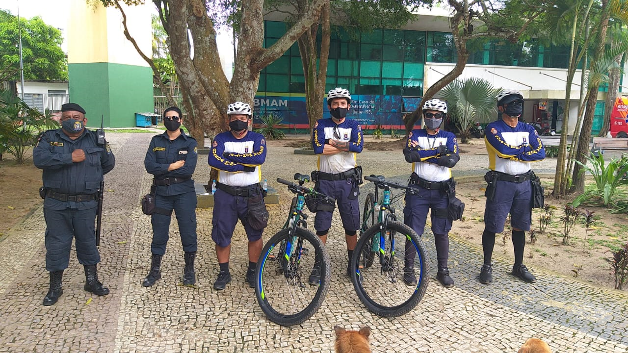 Prefeitura reforça segurança na Ponta Negra com ciclopatrulha que comemora 4 anos no local