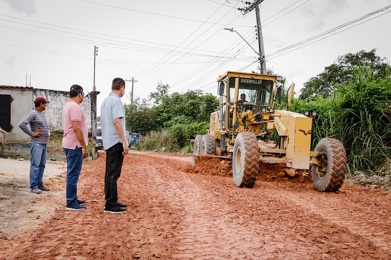 Prefeitura avança com obras de revitalização de ruas nas zonas Centro-Sul e Norte de Manaus