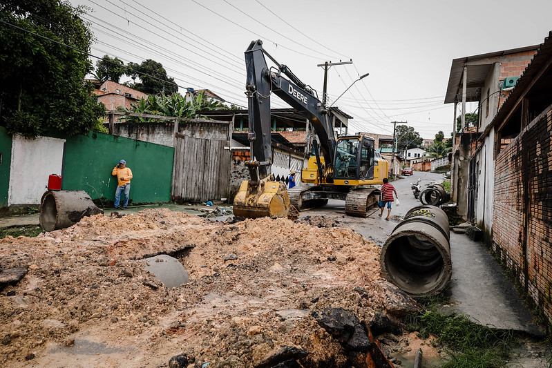 Prefeitura Implanta 350 Metros De Drenagem Profunda No Bairro Gilberto