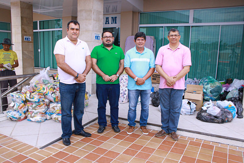 Prefeitura recebe doações da Grande Loja Maçônica do Amazonas destinadas às famílias do Jorge Teixeira
