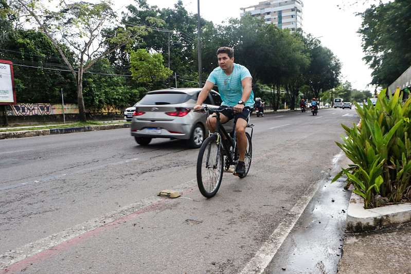 No Dia do Ciclista, Prefeitura de Manaus anuncia projeto de tráfego seguro para o modal