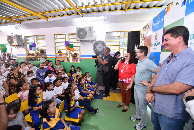 Bairro Coroado recebe Cmei Dilsen Alves revitalizado pela Prefeitura de Manaus