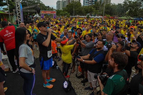 Prefeito destaca transversalidade para melhorar a qualidade de vida da população durante a 2ª Corrida ‘Movimenta Manaus’