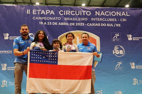 Trio feminino do ‘Manaus Olímpica’ é convocado para a Seleção Brasileira Júnior de badminton