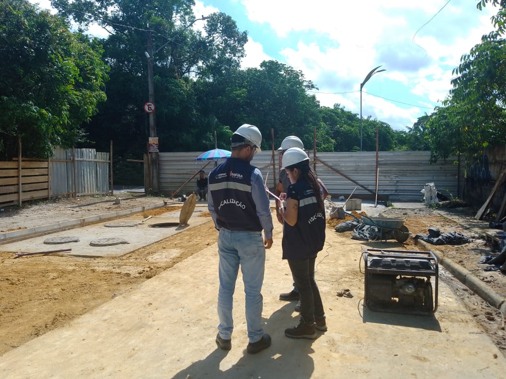 Ageman fiscaliza início das obras do Sistema de Esgotamento Sanitário Ponta Negra