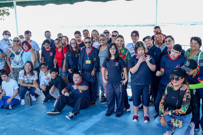 Alunos da Educação Especial da Prefeitura de Manaus visitam Instituto Soka Amazônia