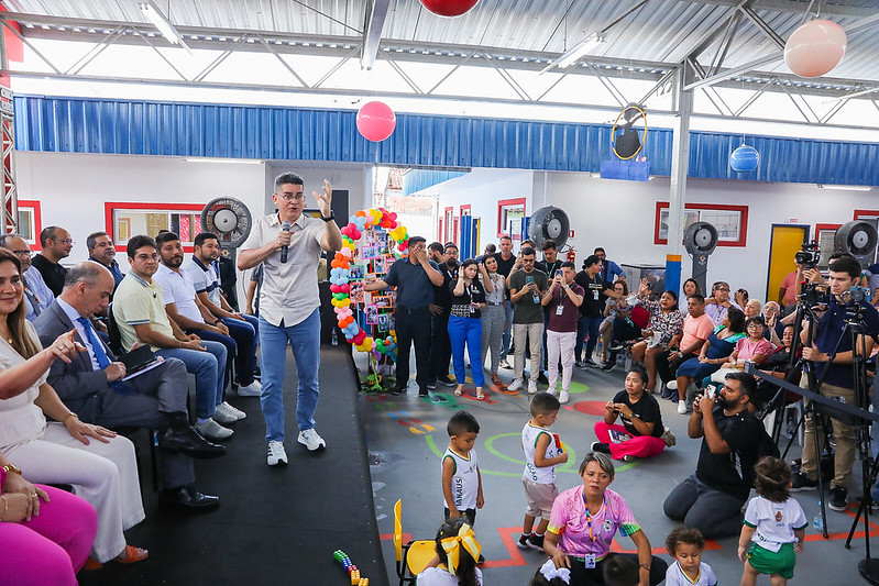 Prefeito entrega creche no bairro Planalto e destaca altas metas de ensino da sua gestão