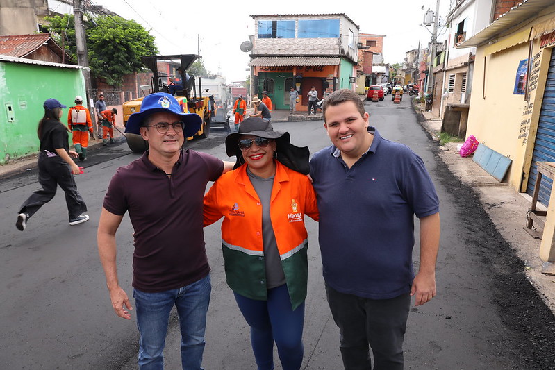 Prefeito acompanha início do programa ‘Obras de Verão 2023’ nas zonas Oeste e Norte de Manaus