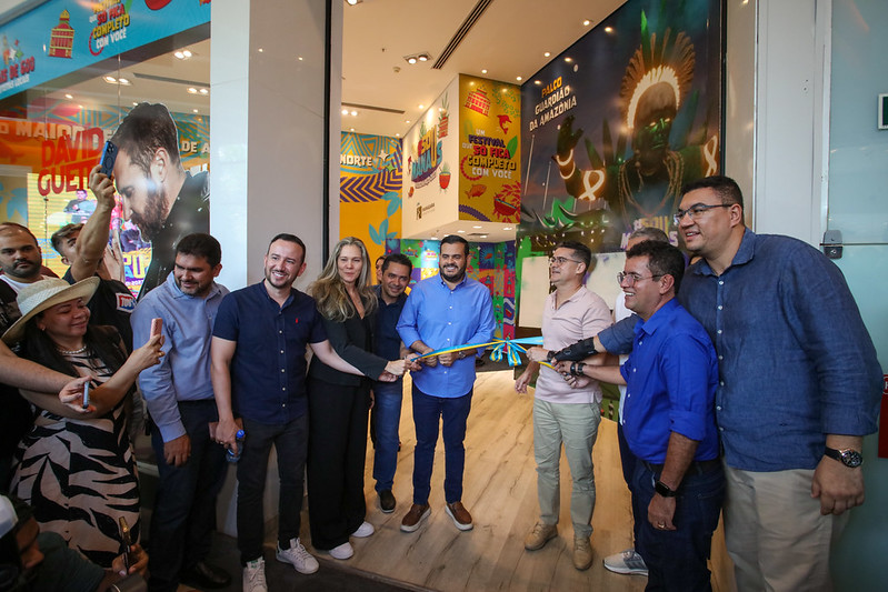 Prefeitura inaugura loja do festival ‘#SouManaus 2023’ no Manauara Shopping