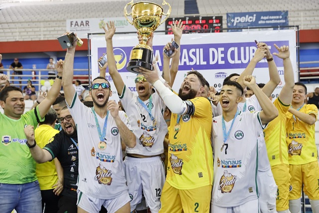 50ª edição da Taça Brasil de Futsal em Manaus termina com título invicto e inédito do anfitrião Estrela do Norte