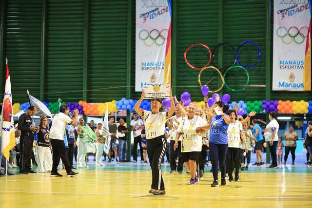 Com expectativa de mais de 2,5 mil participantes, Prefeitura de Manaus promove 23ª Olimpíada da Terceira Idade