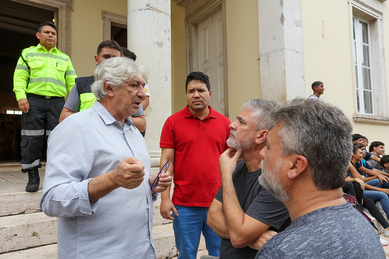 Prefeitura de Manaus realiza visita técnica de alinhamento para inauguração do mirante Lúcia Almeida, no Centro Histórico